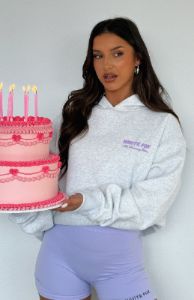 10th Anniversary Edition Oversized Hoodie Glacier Grey sold by White Fox Boutique