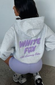 10th Anniversary Edition Oversized Hoodie Glacier Grey sold by White Fox Boutique