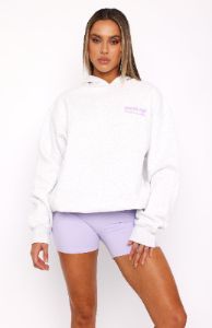 10th Anniversary Edition Oversized Hoodie Glacier Grey sold by White Fox Boutique