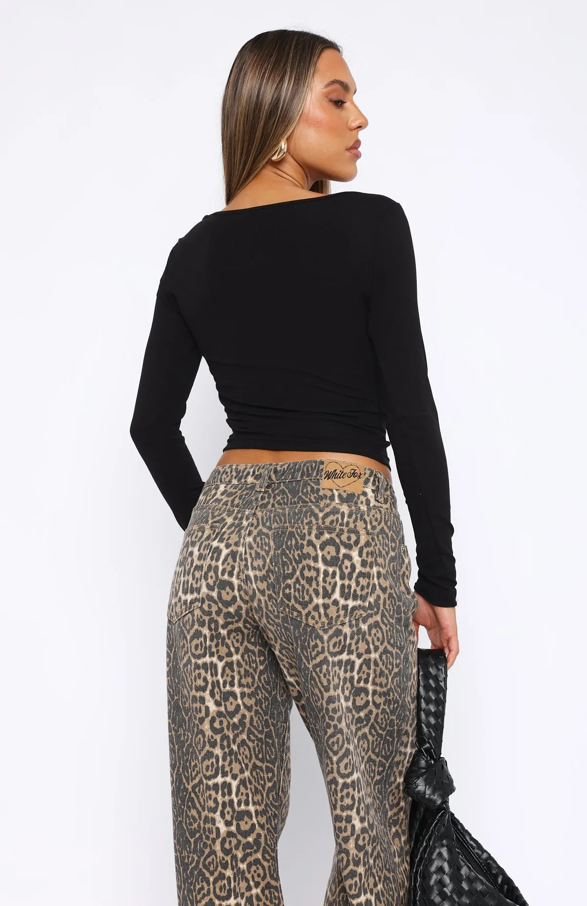 Better Than Ever Long Sleeve Top Black sold by White Fox Boutique product image thumbnail 4