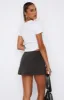 West Coast Love Mini Skort Charcoal sold by White Fox Boutique