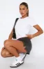 West Coast Love Mini Skort Charcoal sold by White Fox Boutique