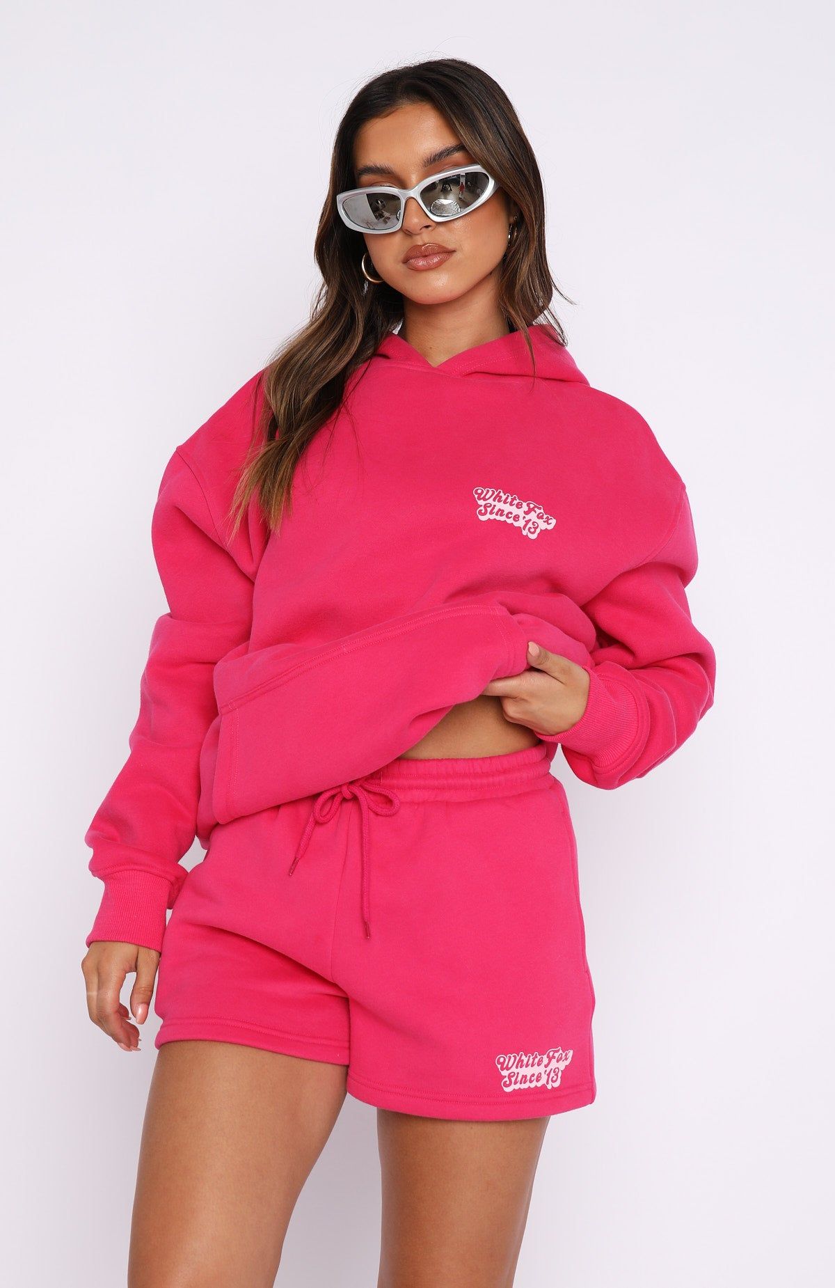 foxey♡ Since '13 Oversized Hoodie Hot Pink | Parallel