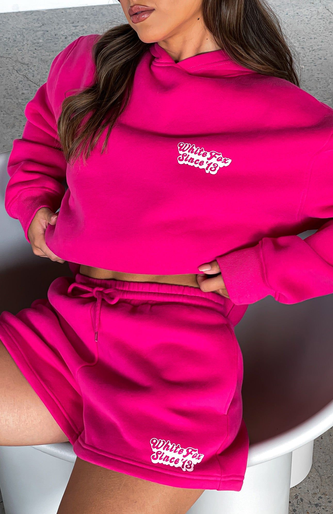 Since '13 Oversized Hoodie Hot Pink sold by White Fox Boutique product image thumbnail 6
