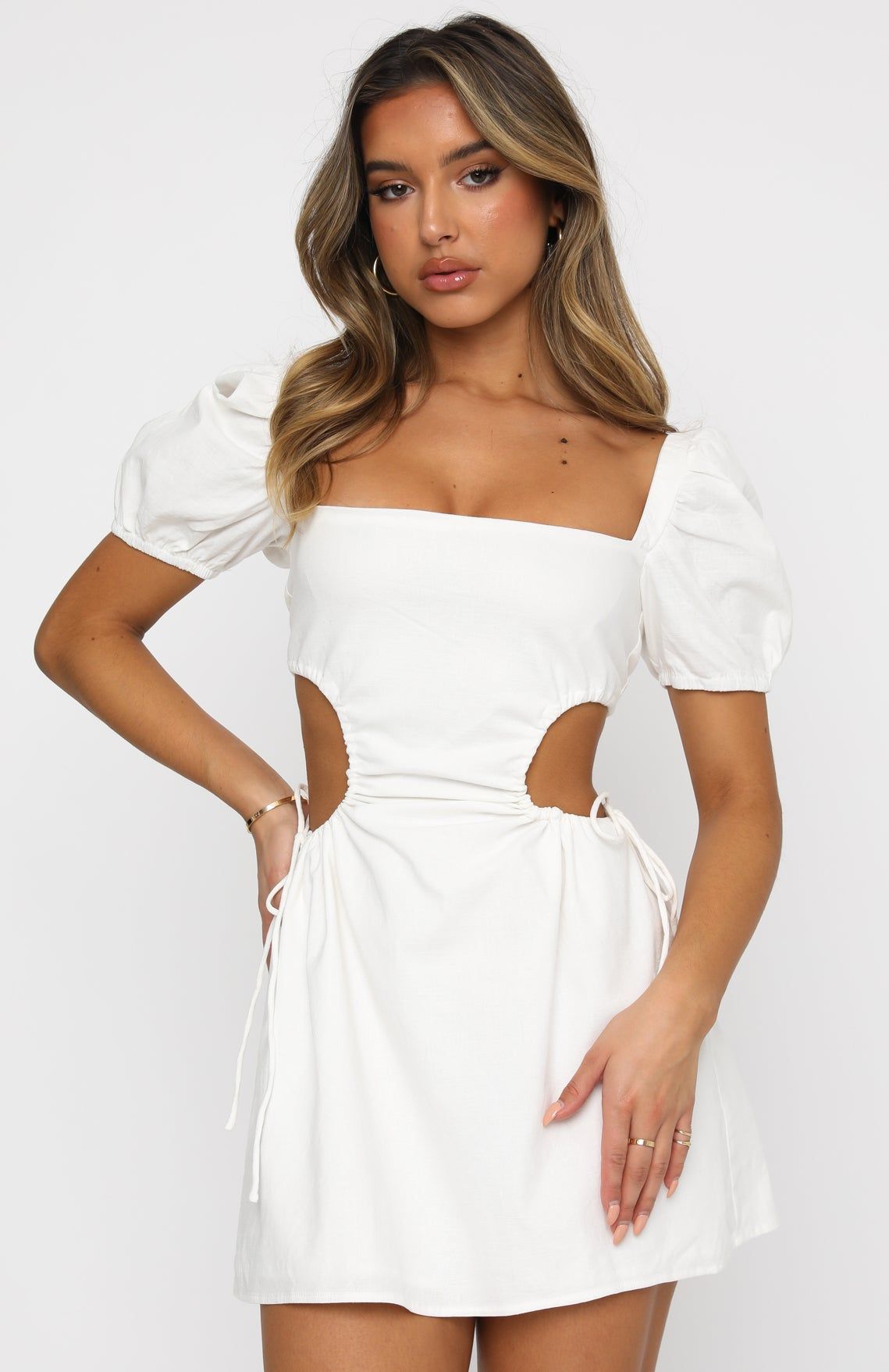 Different Girl Mini Dress White sold by White Fox Boutique product image thumbnail 2