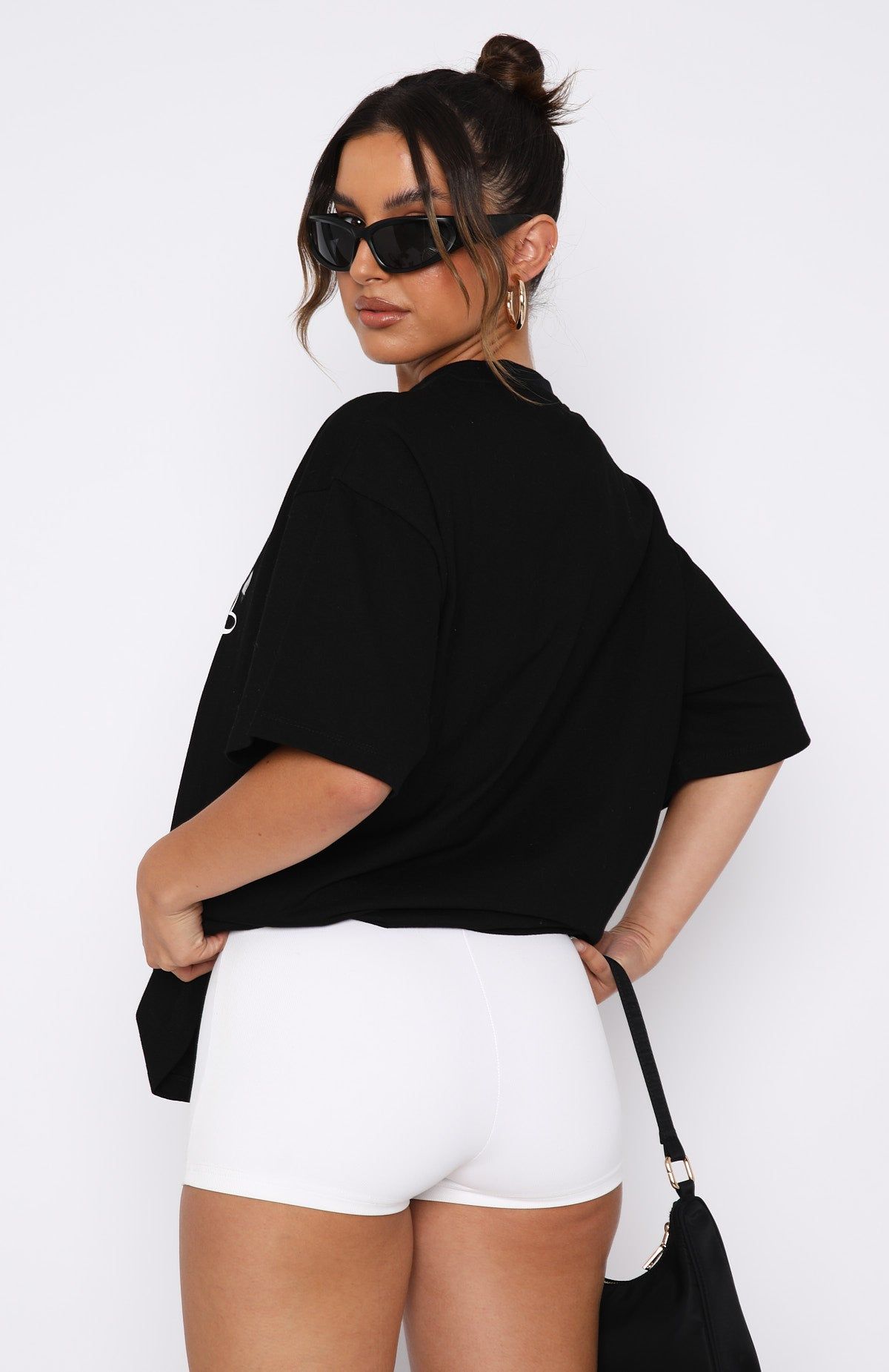 Vibe Is Unmatched Oversized Tee Black sold by White Fox Boutique product image thumbnail 4