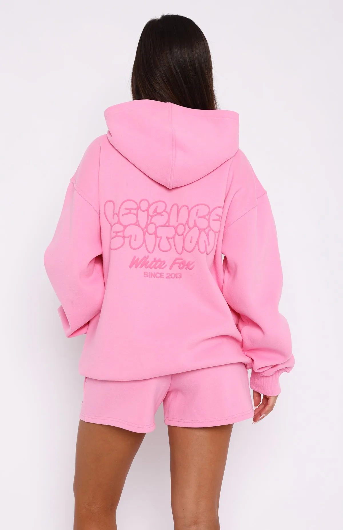 Leisure Edition Oversized Hoodie Pink sold by White Fox Boutique product image thumbnail 4