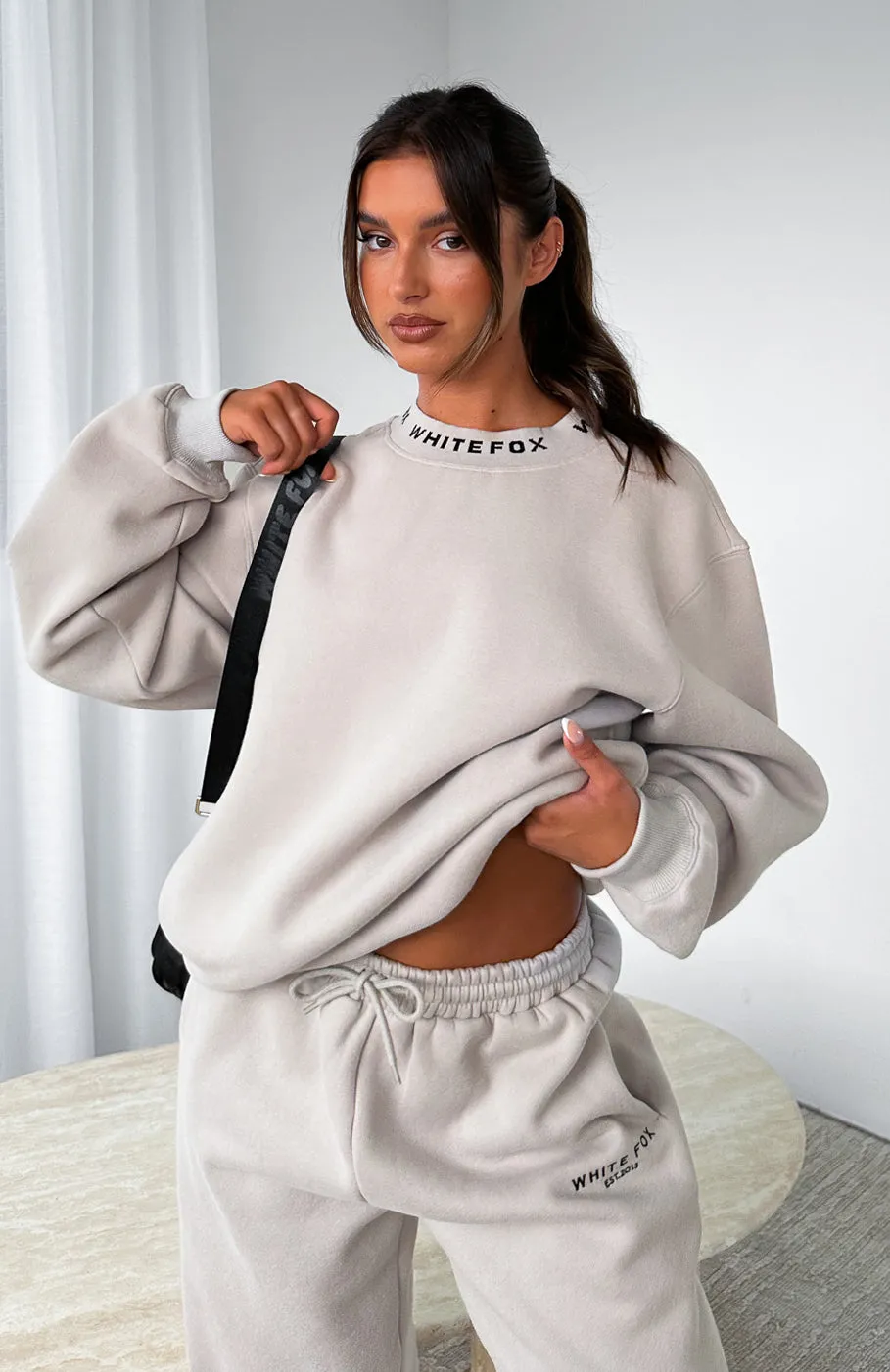 Put It On Repeat Oversized Sweater Lunar sold by White Fox Boutique