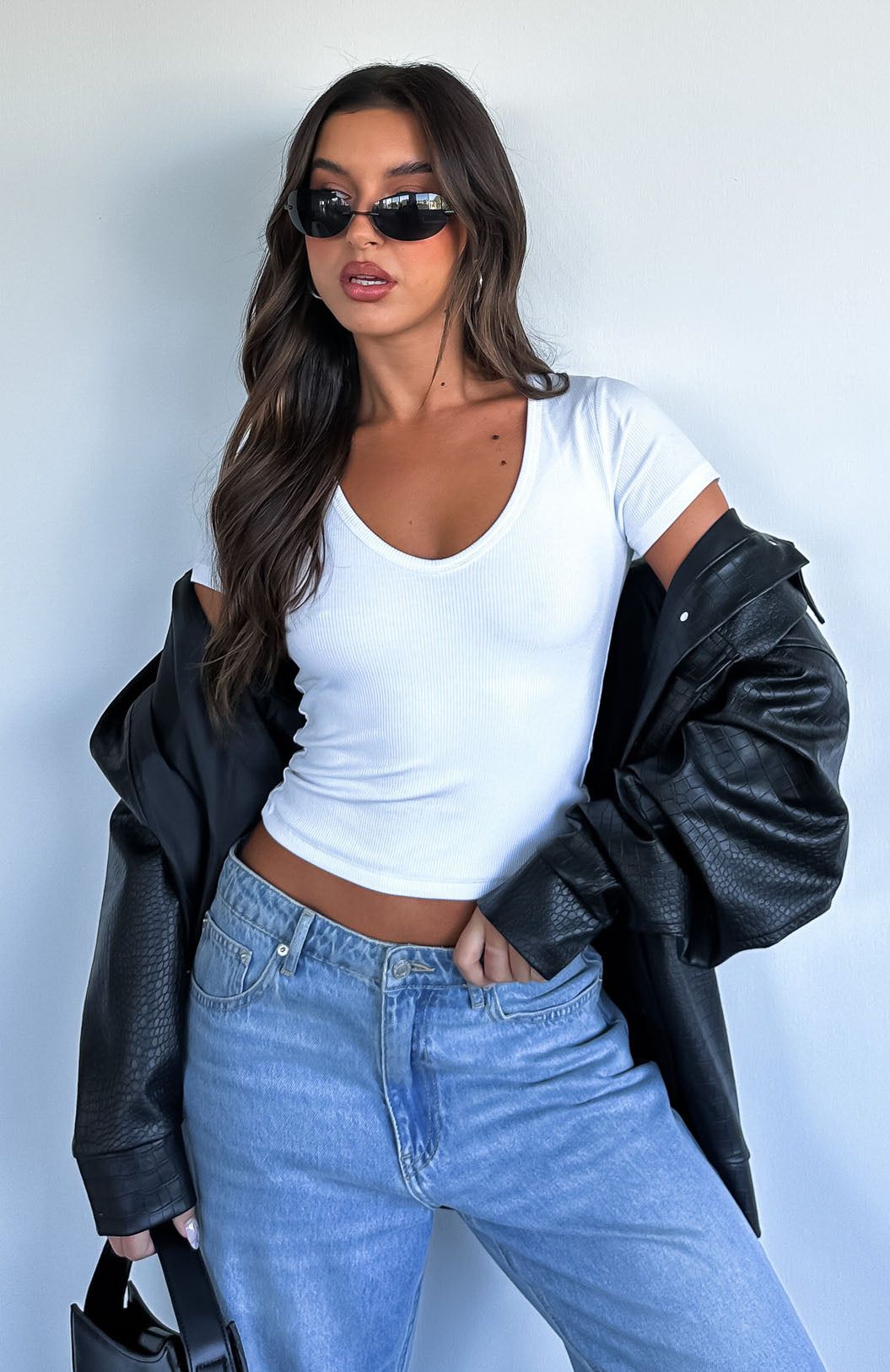 Hearts On Fire Top White sold by White Fox Boutique