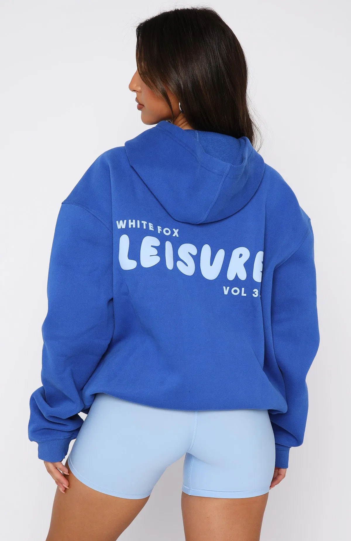Leisure Series Oversized Hoodie Cobalt sold by White Fox Boutique product image thumbnail 4