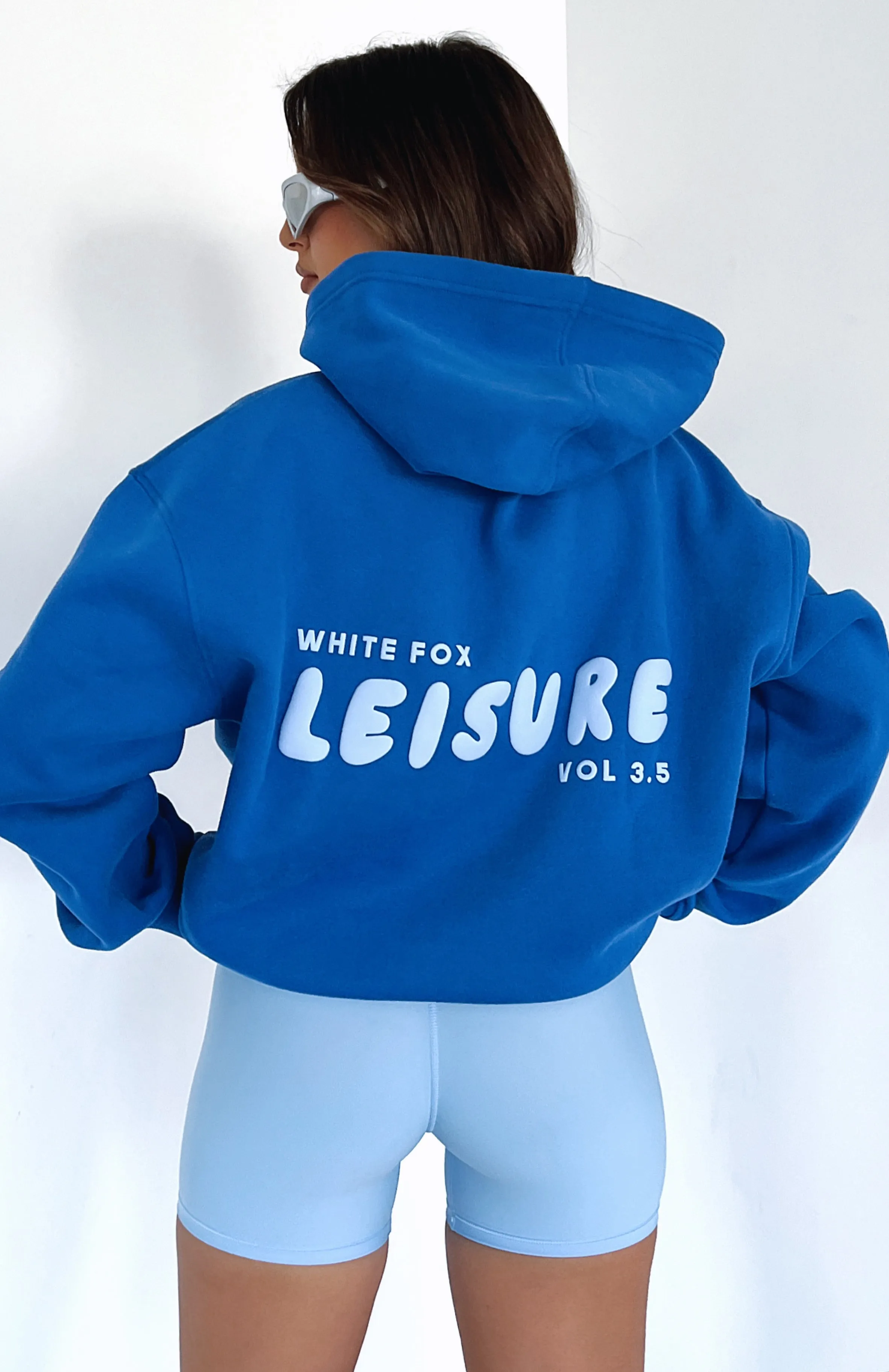 Leisure Series Oversized Hoodie Cobalt sold by White Fox Boutique