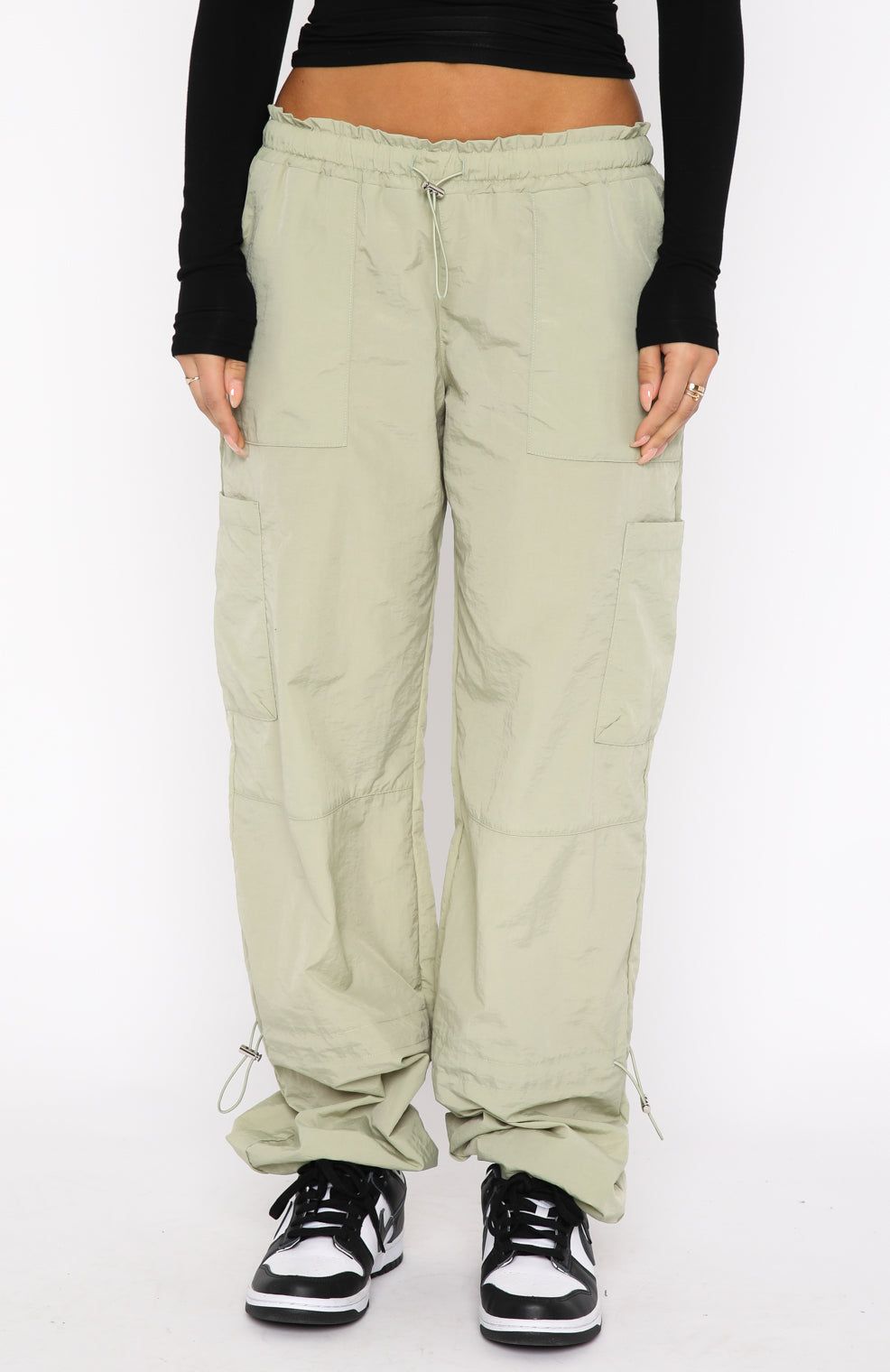 Never Blend In Pants Khaki sold by White Fox Boutique product image thumbnail 2