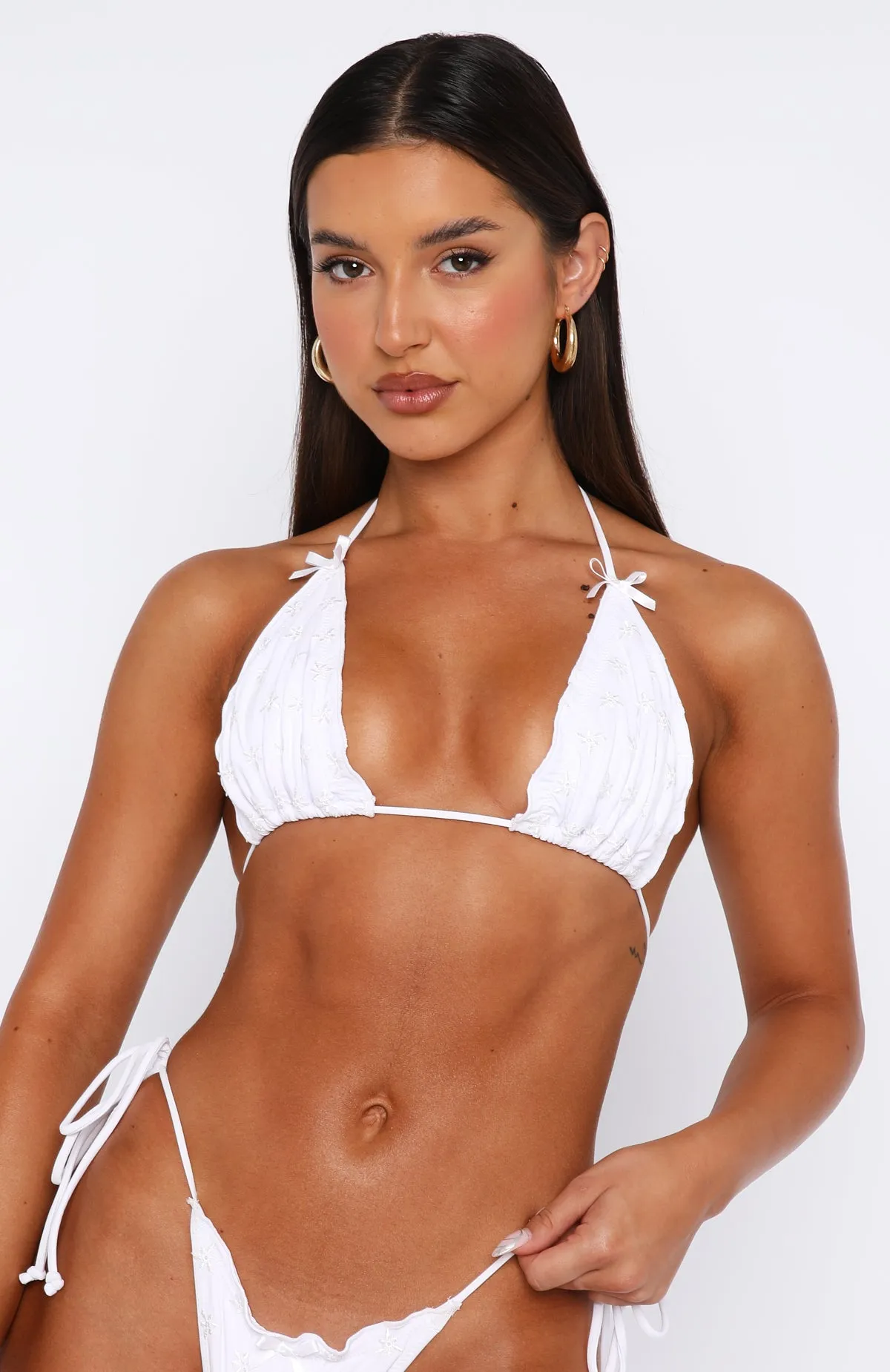 Ocean Goddess Bikini Top White sold by White Fox Boutique product image thumbnail 2