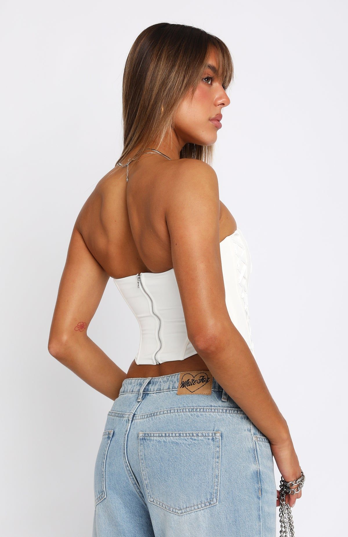 Born Blessed Bustier White sold by White Fox Boutique product image thumbnail 4
