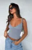 Hidden Feelings Top Grey sold by White Fox Boutique
