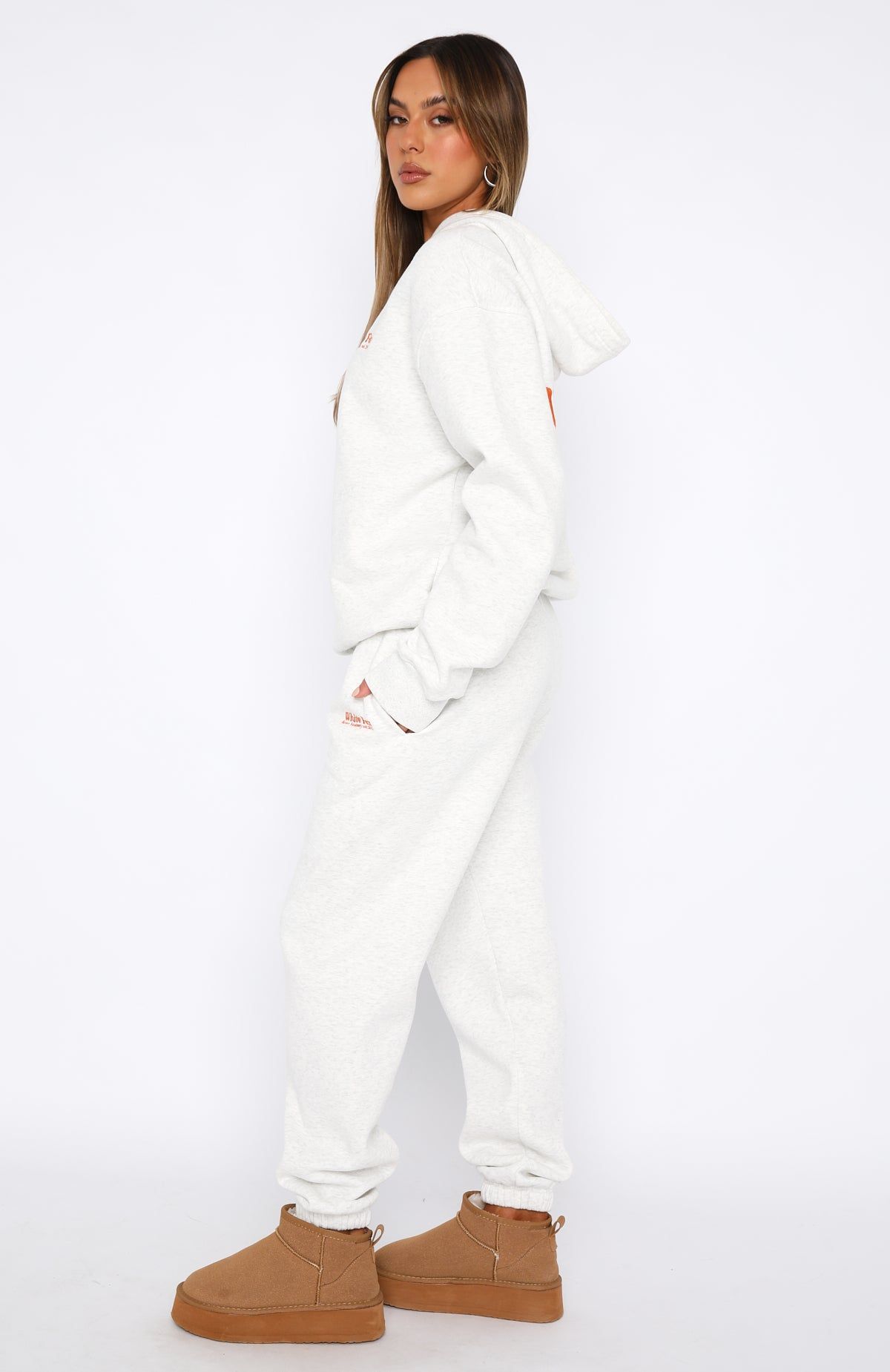 Sports Academy Sweatpants Grey Marle sold by White Fox Boutique product image thumbnail 3