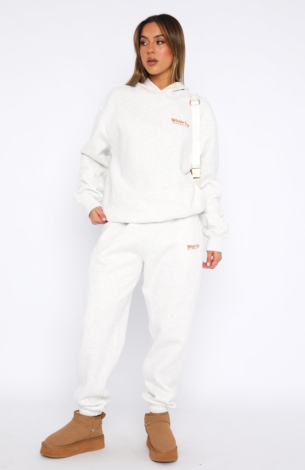 Sports Academy Sweatpants Grey Marle sold by White Fox Boutique product image thumbnail 2