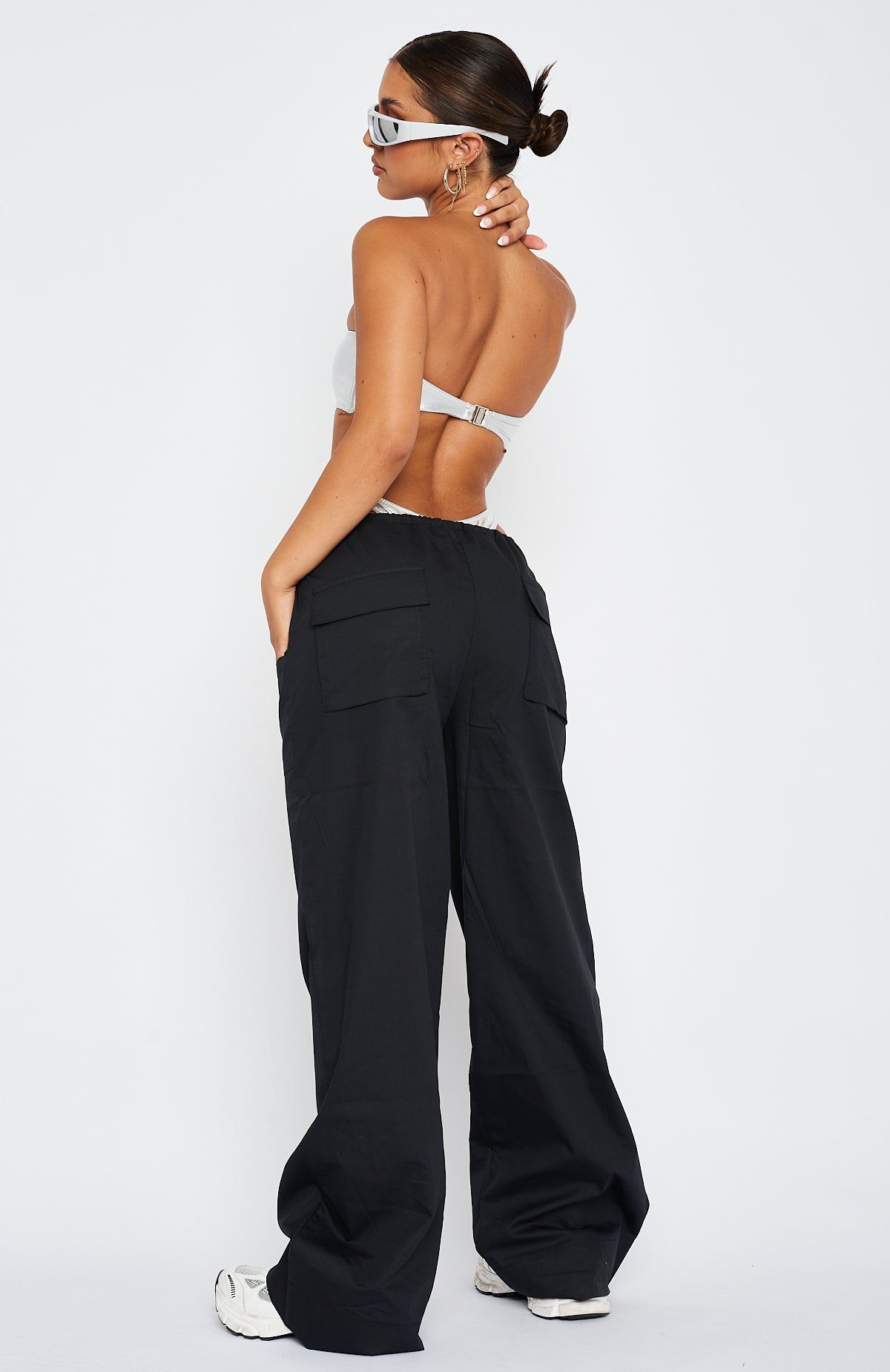 Everything I Want Pants Black sold by White Fox Boutique product image thumbnail 2