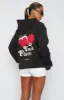 Twin Flame Oversized Hoodie Charcoal sold by White Fox Boutique