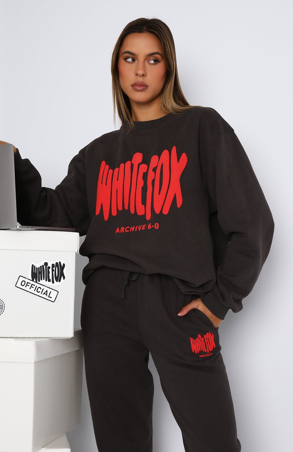 Archive 6.0 Oversized Sweater Lava sold by White Fox Boutique product image thumbnail 2