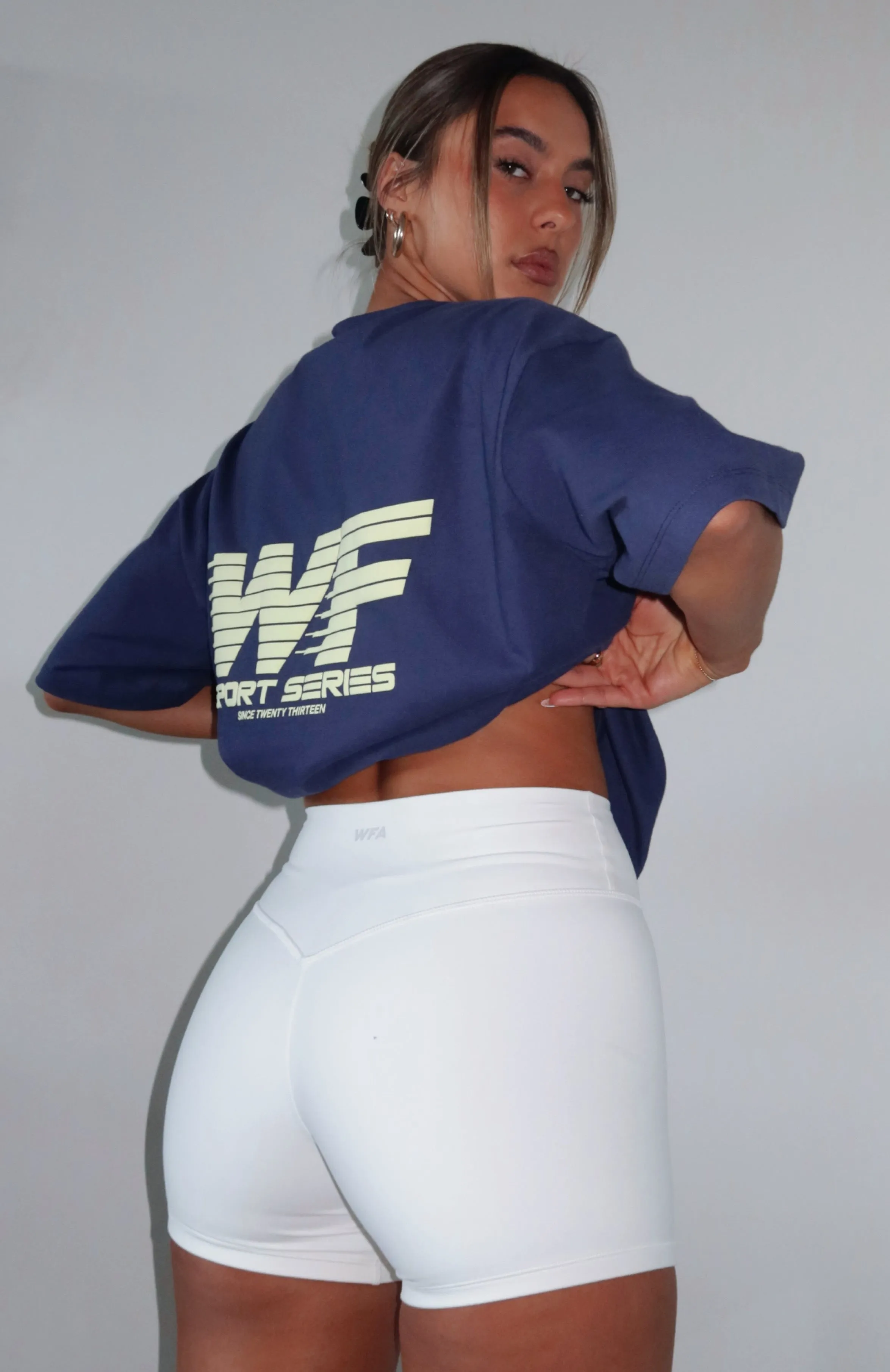 Forgot You Existed Oversized Tee Navy sold by White Fox Boutique product image thumbnail 5