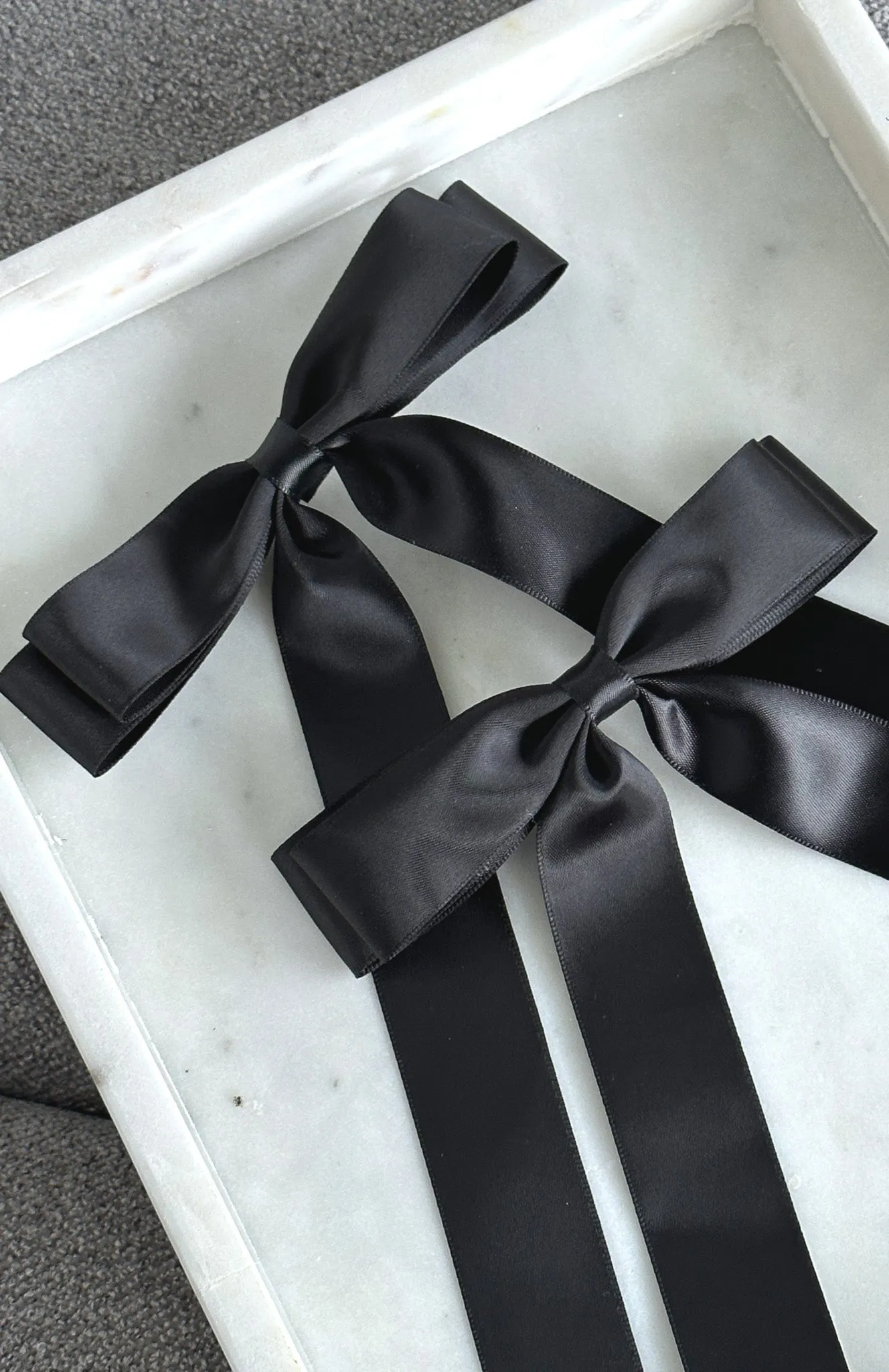 Sweeter Than Honey 2Pk Bow Hairclips Black sold by White Fox Boutique product image thumbnail 2