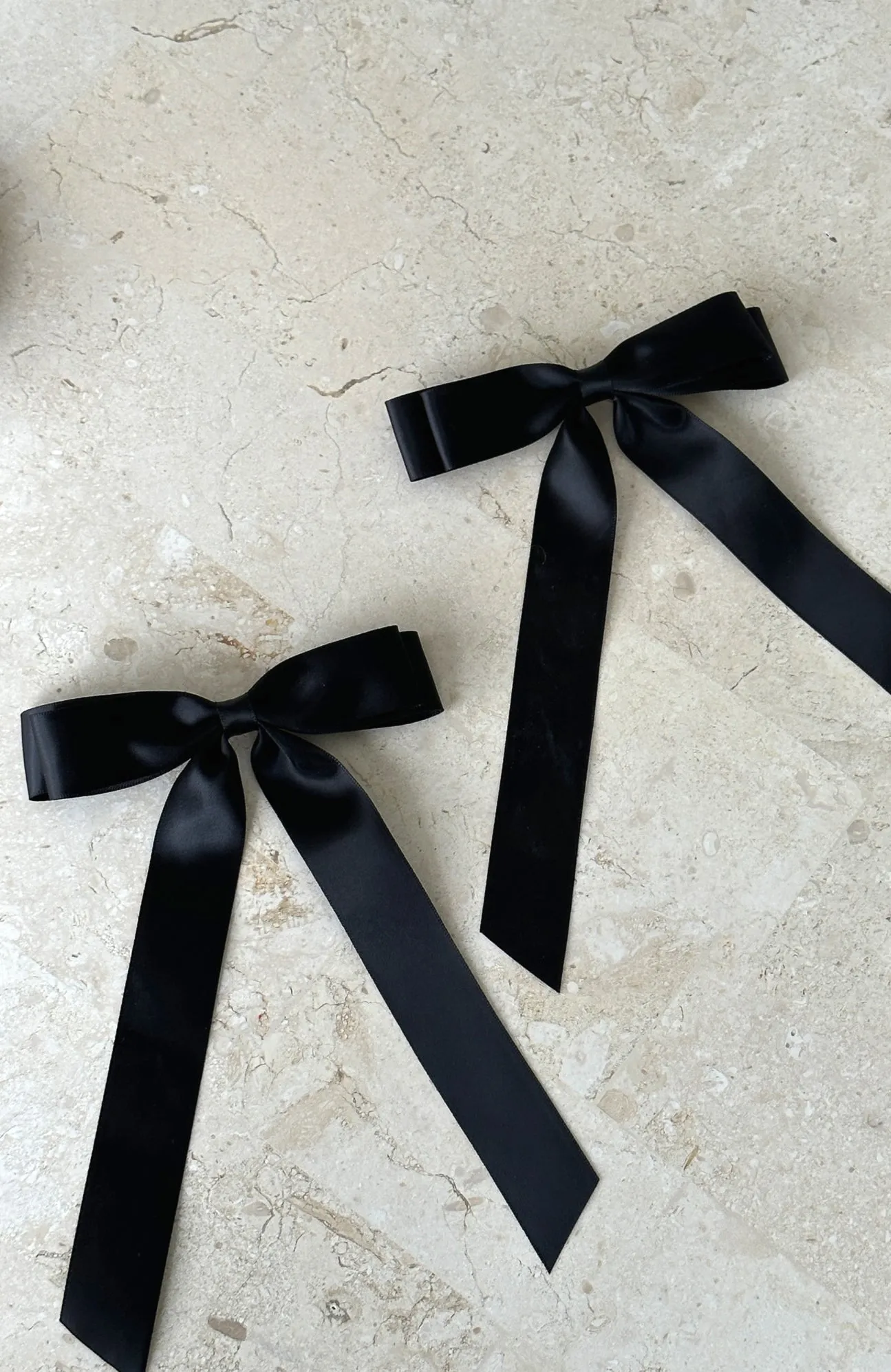 Sweeter Than Honey 2Pk Bow Hairclips Black sold by White Fox Boutique product image thumbnail 3