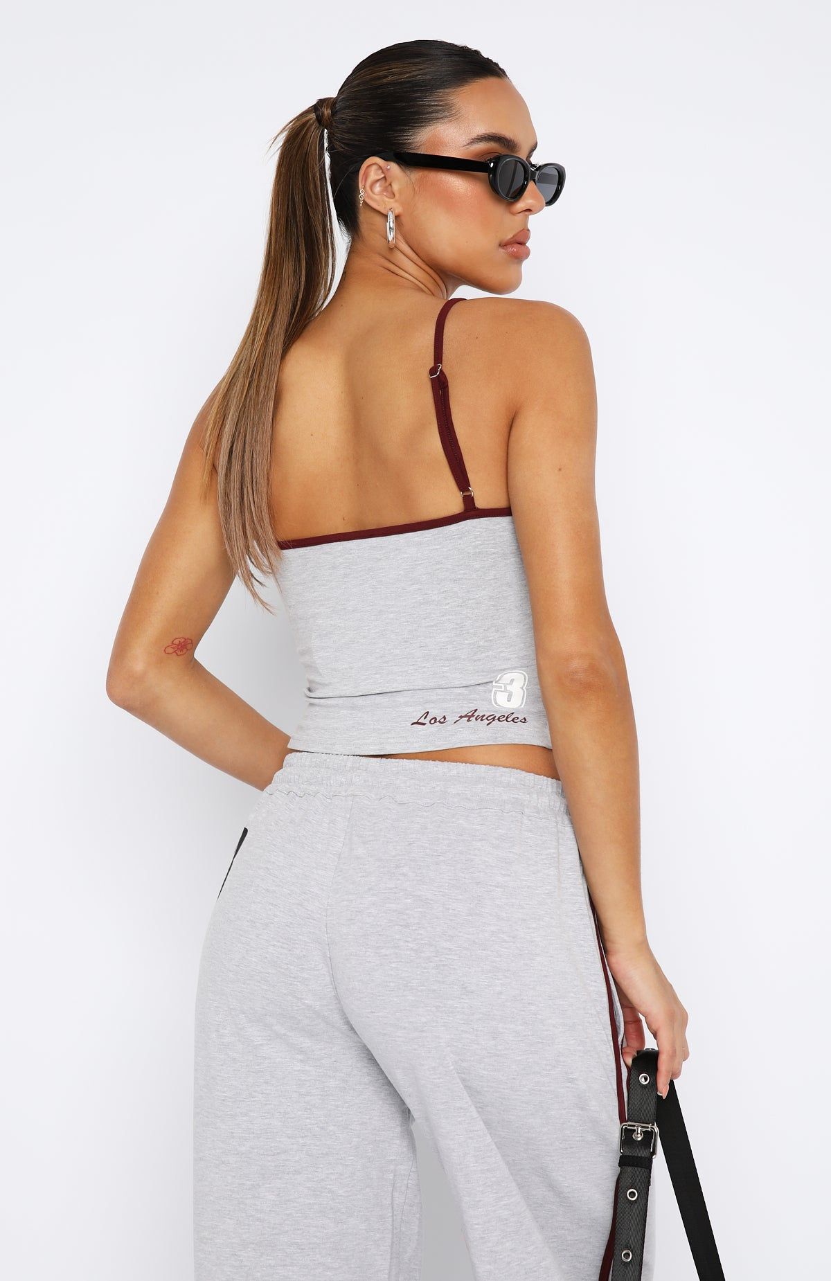 All Star Season Singlet Grey Marle sold by White Fox Boutique product image thumbnail 4