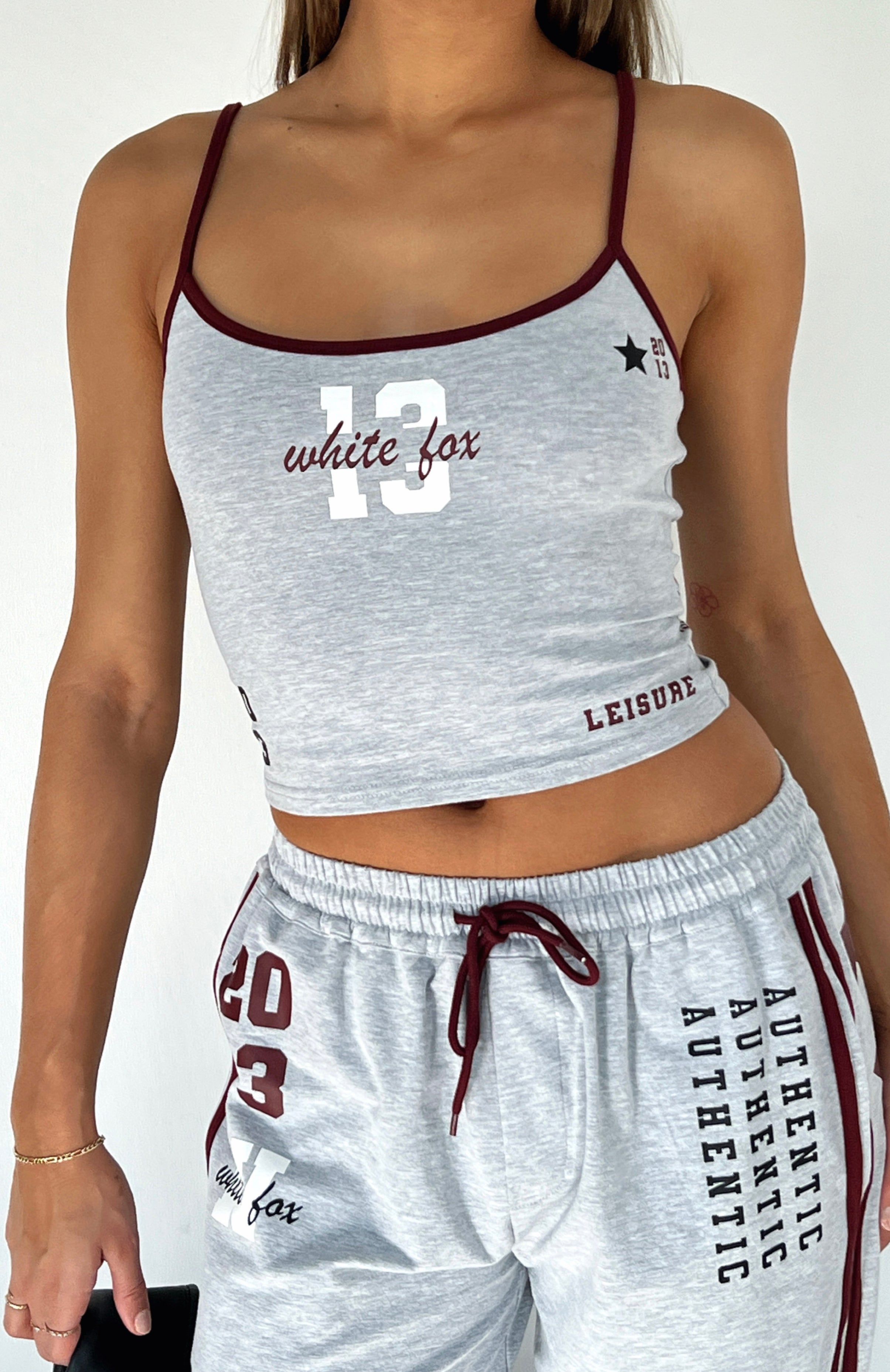 All Star Season Singlet Grey Marle sold by White Fox Boutique