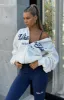 Season 7 Zip Front Hoodie Snow sold by White Fox Boutique