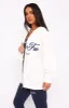 Season 7 Zip Front Hoodie Snow sold by White Fox Boutique