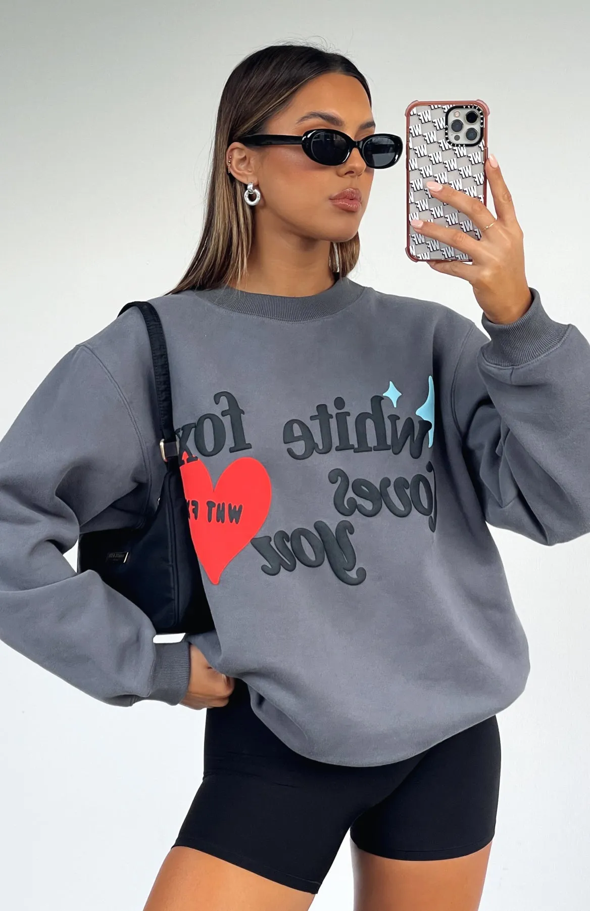 It's True Oversized Sweater Volcanic sold by White Fox Boutique