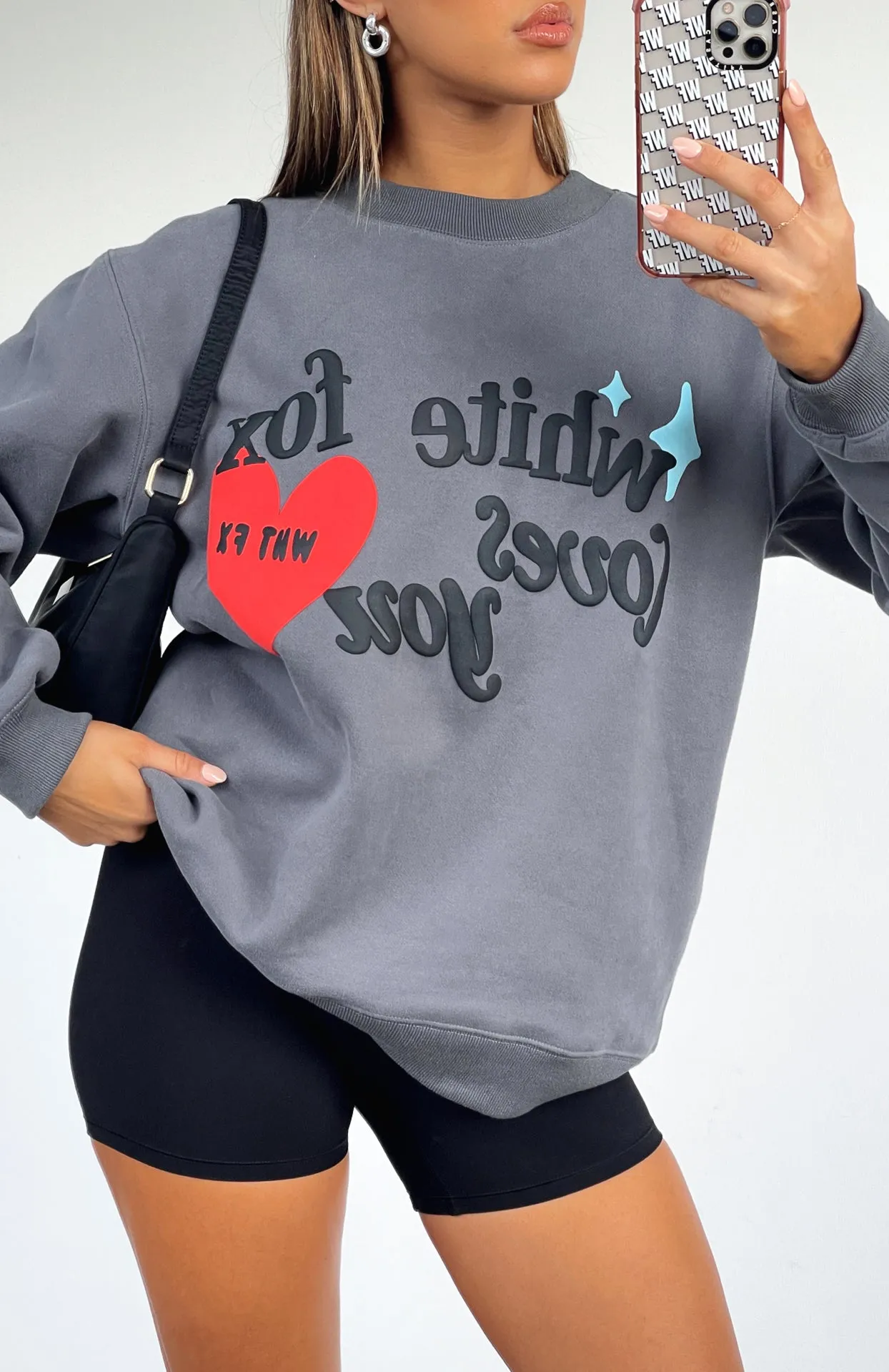 It's True Oversized Sweater Volcanic sold by White Fox Boutique product image thumbnail 5