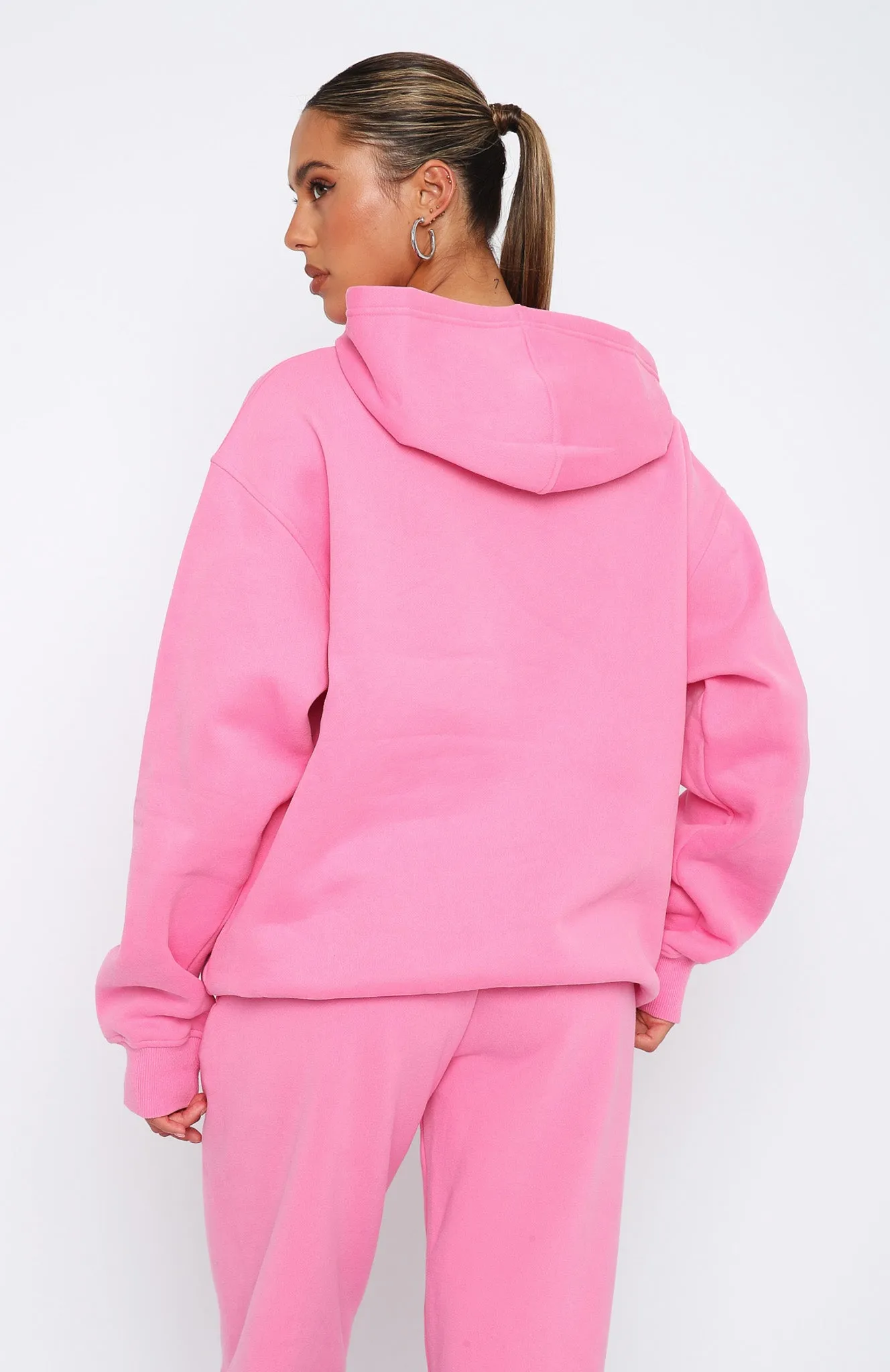 Future Forward Oversized Hoodie Candy Pink sold by White Fox Boutique product image thumbnail 4