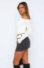 Best Of Luck Long Sleeve Top White sold by White Fox Boutique