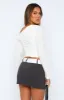 Best Of Luck Long Sleeve Top White sold by White Fox Boutique