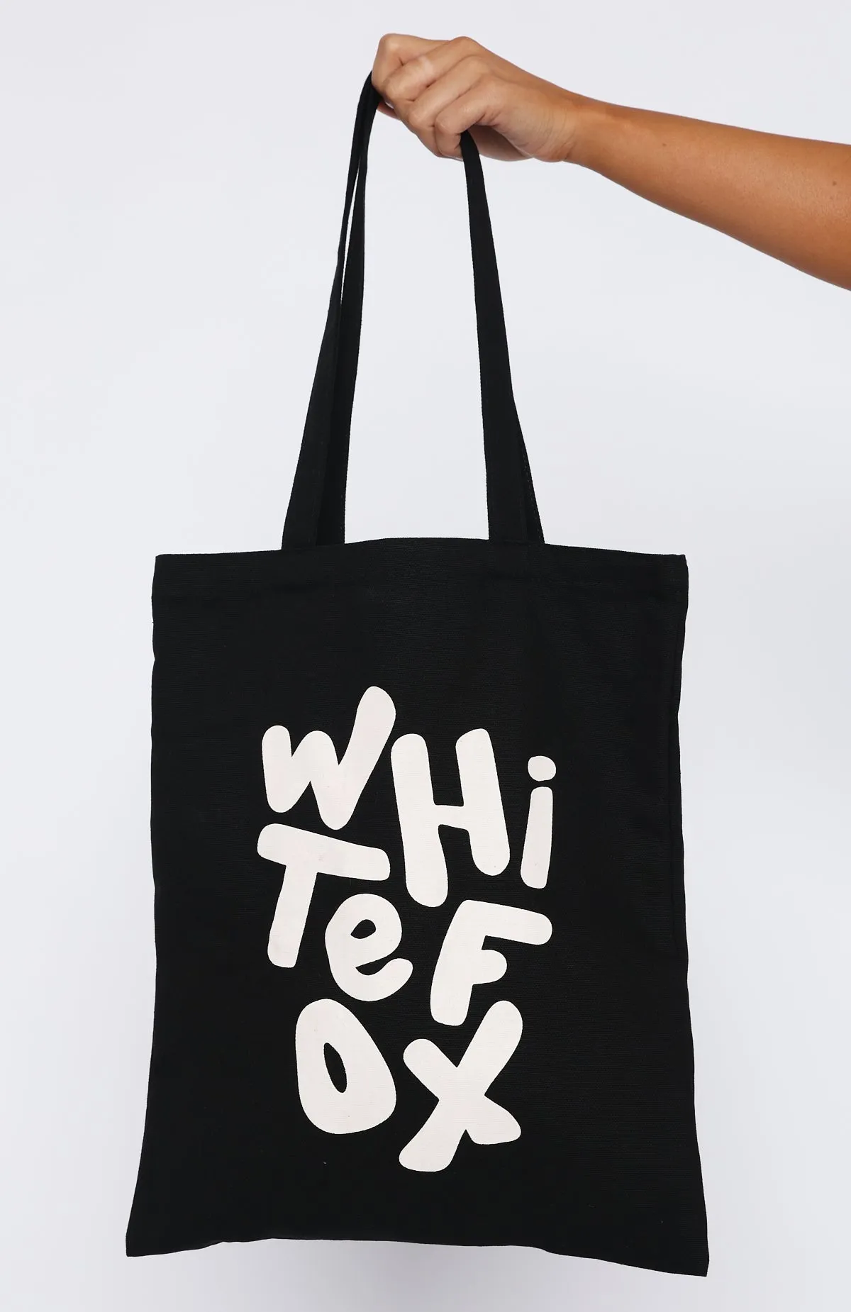 New Standard Tote Bag Black/White sold by White Fox Boutique product image thumbnail 2