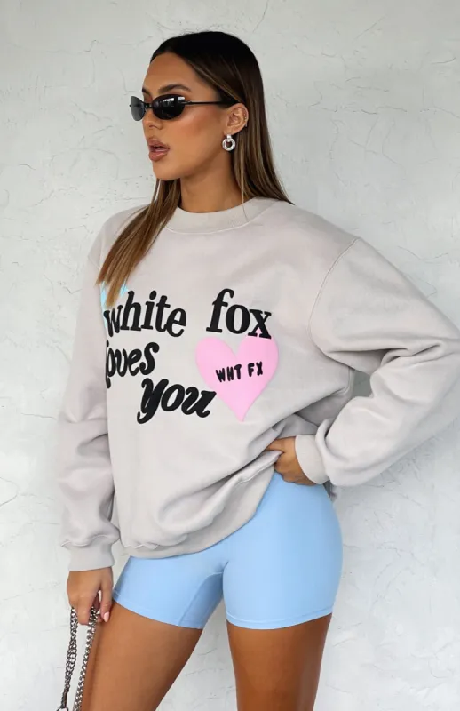 It's True Oversized Sweater Moon sold by White Fox Boutique