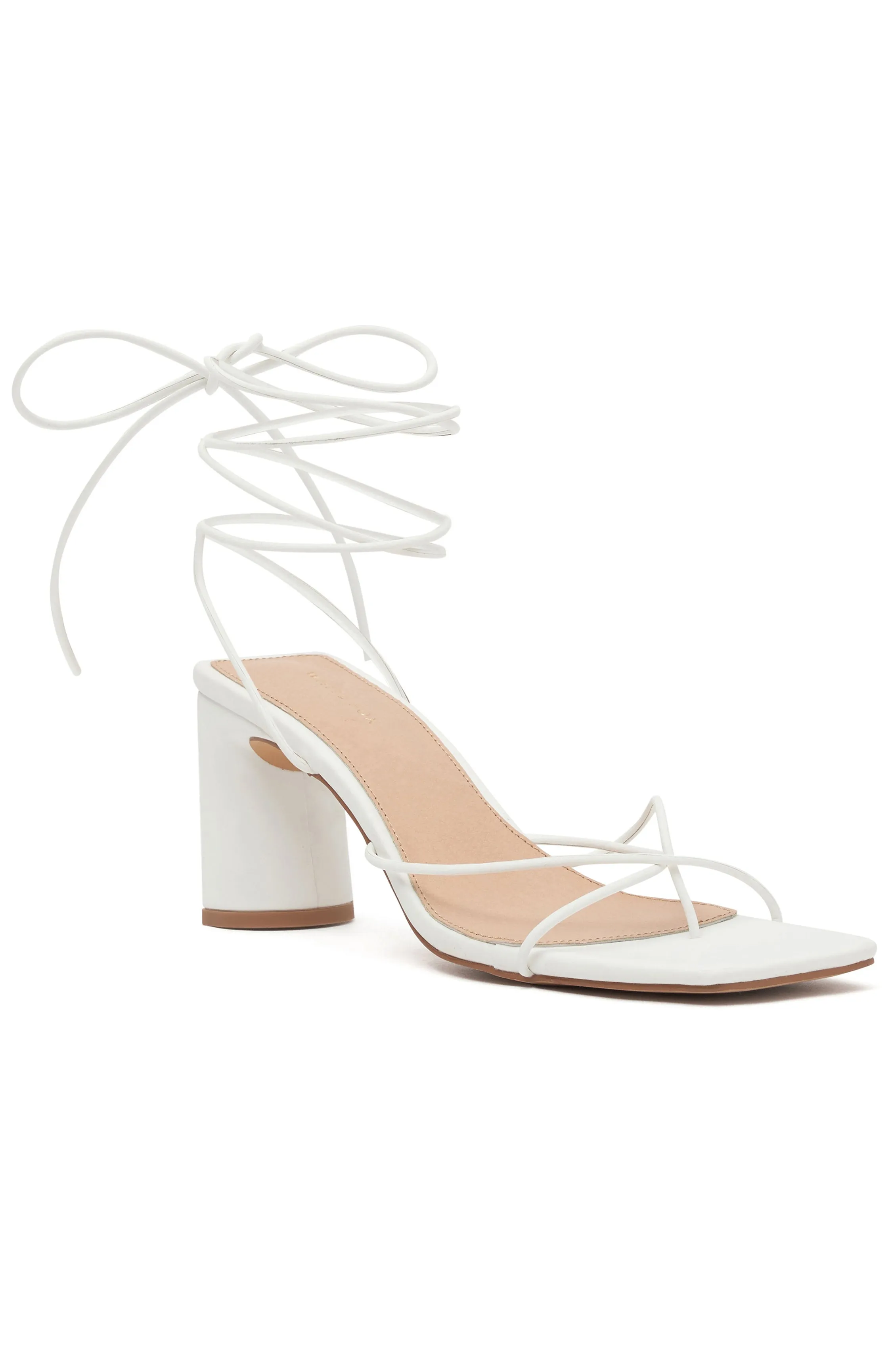 Iva Strappy Heels White sold by White Fox Boutique product image thumbnail 2