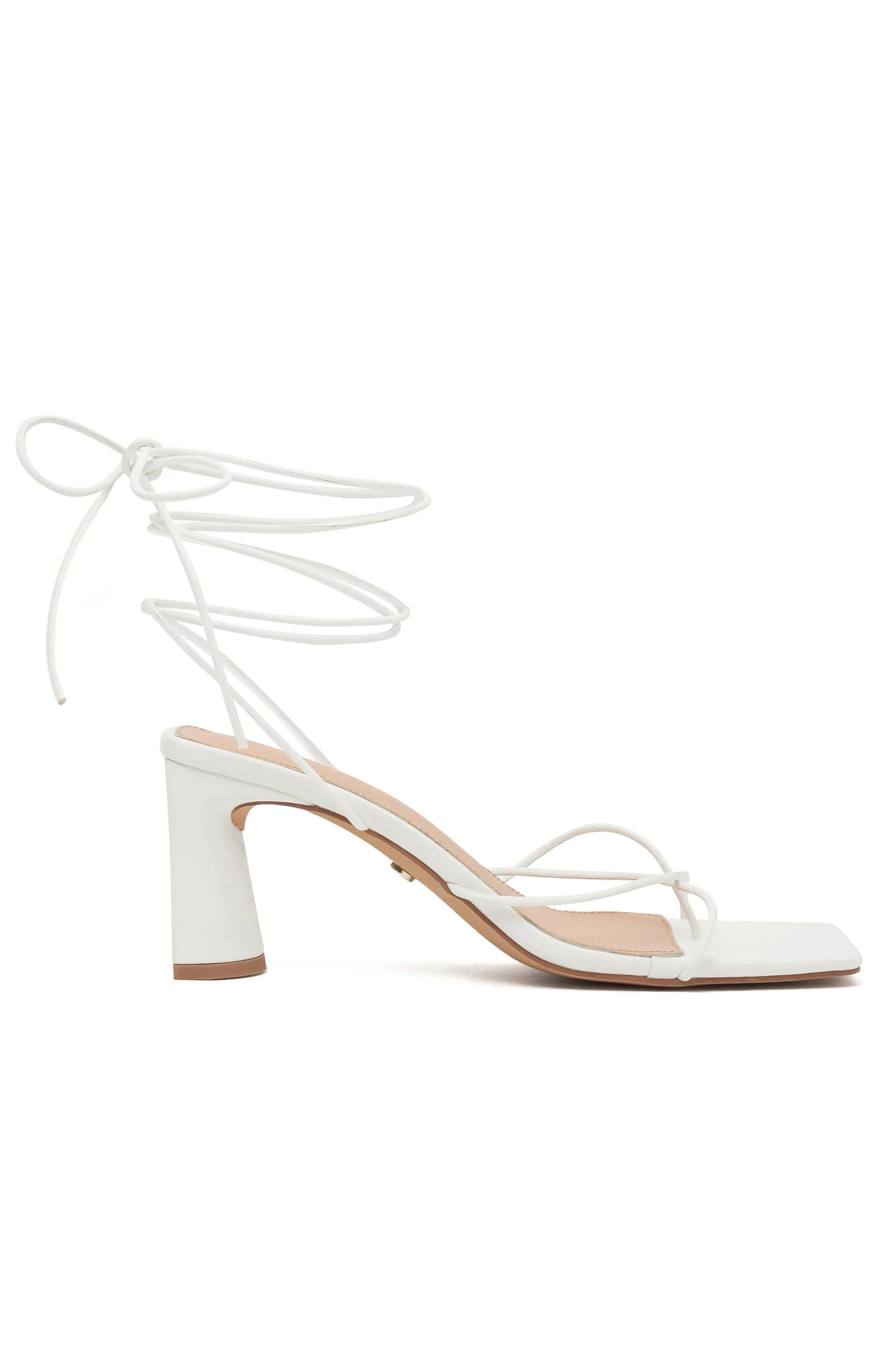 Iva Strappy Heels White sold by White Fox Boutique product image thumbnail 3