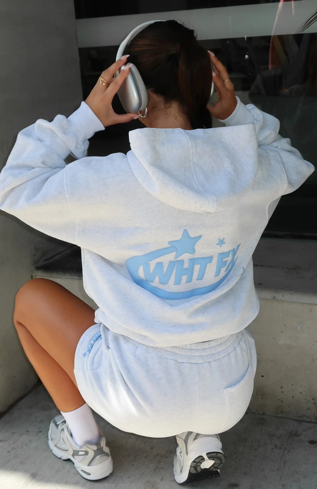 The Main Star Oversized Hoodie Grey Marle sold by White Fox Boutique product image thumbnail 5