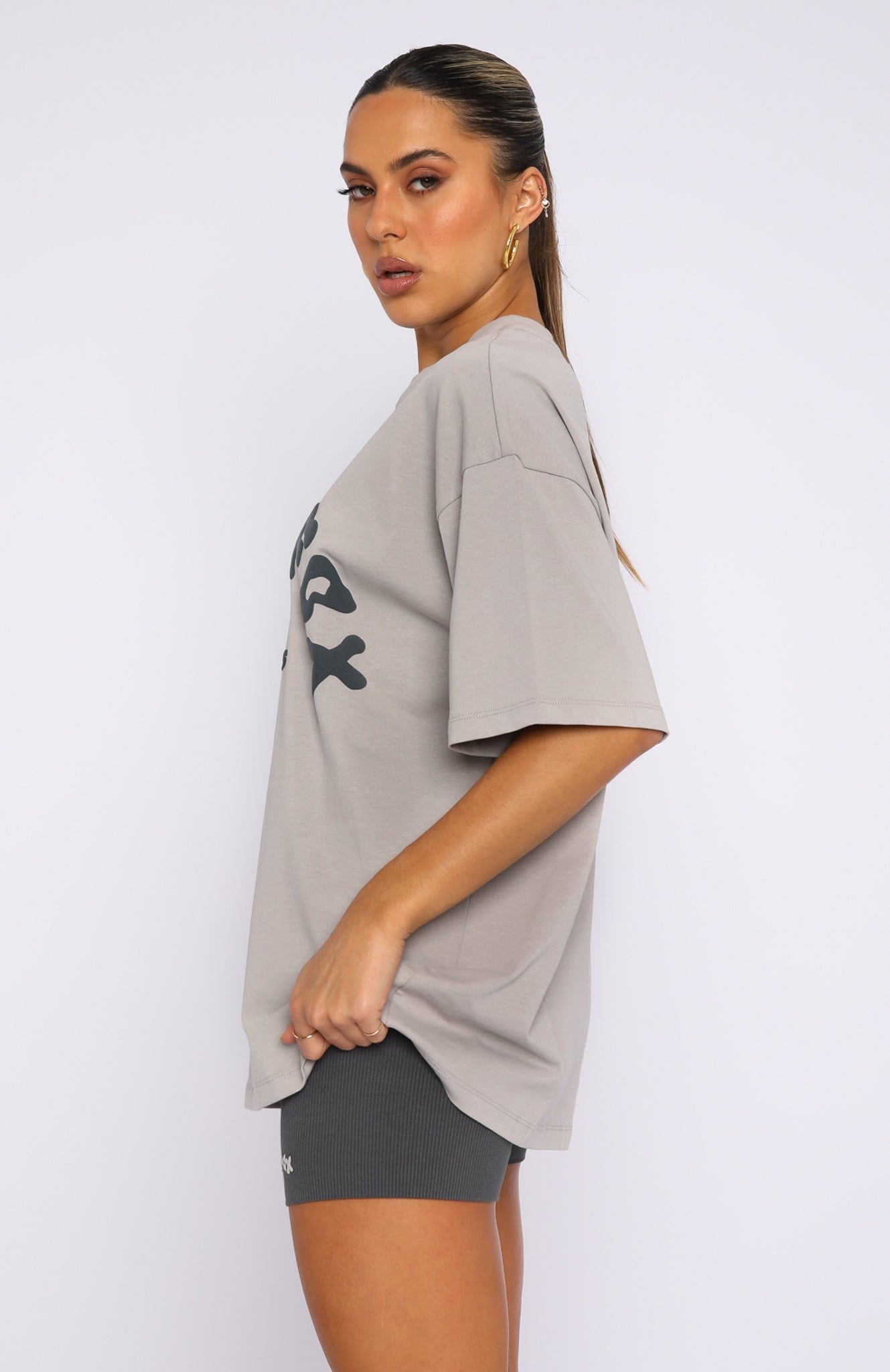 Project 5 Oversized Tee Lunar sold by White Fox Boutique product image thumbnail 3