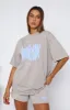 Archive 6.0 Oversized Tee Dove sold by White Fox Boutique