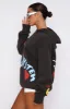 System Overload Oversized Hoodie Charcoal sold by White Fox Boutique
