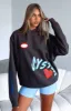 System Overload Oversized Hoodie Charcoal sold by White Fox Boutique