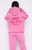 Angel Energy Oversized Hoodie Pink sold by White Fox Boutique