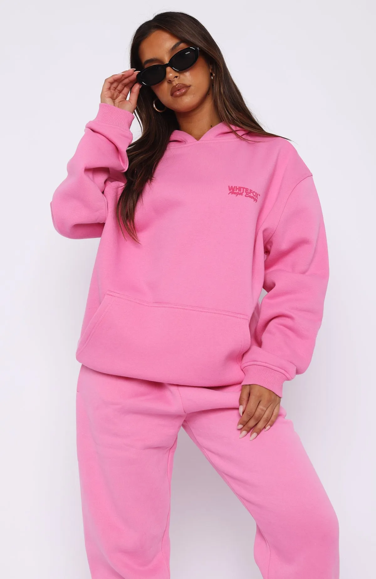Angel Energy Oversized Hoodie Pink sold by White Fox Boutique product image thumbnail 2