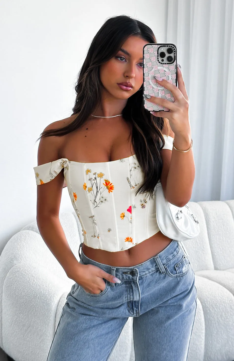 Hollywood Dreams Bustier Dandelion sold by White Fox Boutique product image thumbnail 5