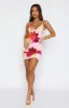Fluttering Heart Mini Dress Blushing Blossom sold by White Fox Boutique