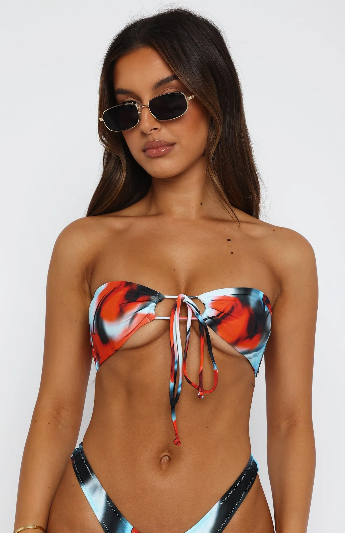 Summer Sea Bikini Top Imperial Sapphire sold by White Fox Boutique product image thumbnail 2
